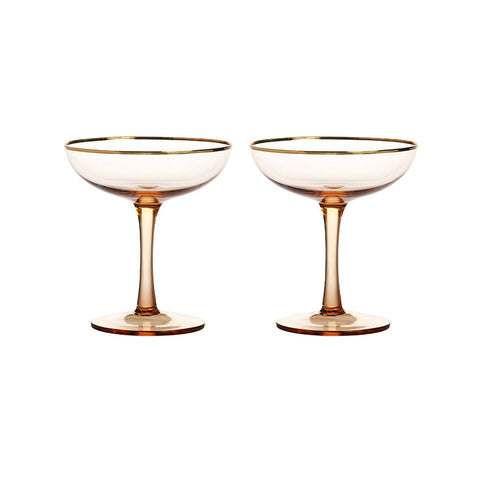 Pair of Champagne Coupe