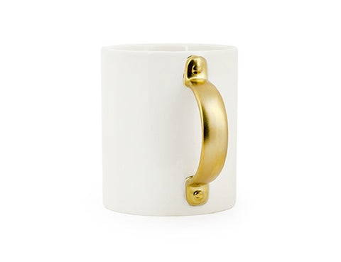 Gold Handled Mug
